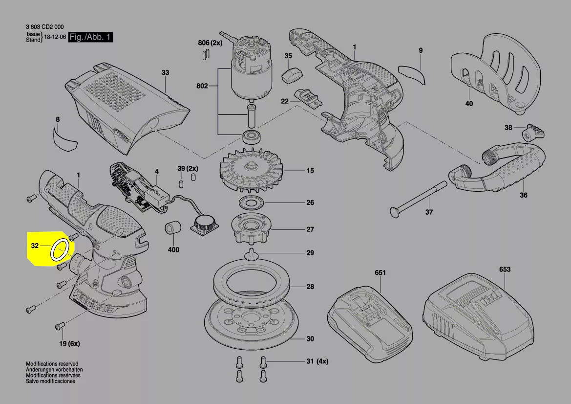 Joint réf. 1 619 PA9 891 Bosch
